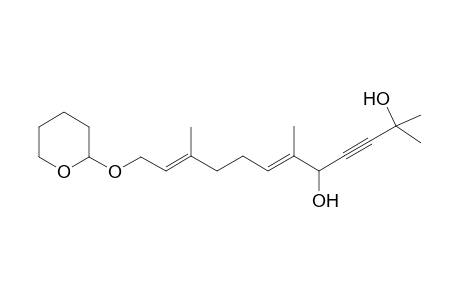 (E,E)-2,6,10-Trimethyl-12-(tetrahydropyran-2-yloxy)dodeca-6,10-dien-3-yne-2,5-diol