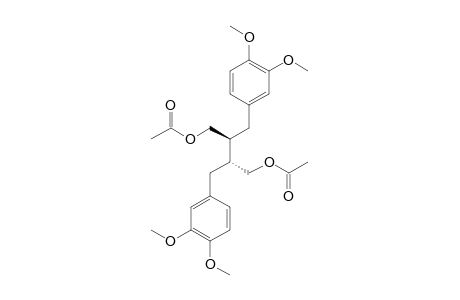 (8R,8'R)-3,4,3',4'-TETRAMETHOXYLIGNAN-9,9'-DIYL-DIACETATE