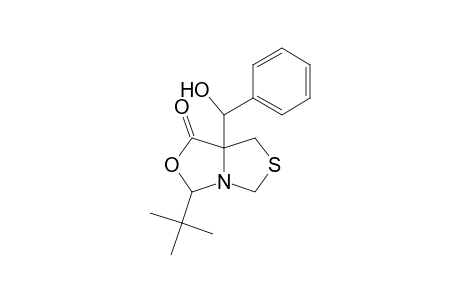 3-tert-Butyl-7a-[hydroxy(phenyl)methyl]dihydro-1H-[1,3]thiazolo[3,4-c][1,3]oxazol-1-one