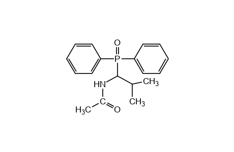 N-[1-(diphenylphosphinyl)-2-methylpropyl]acetamide