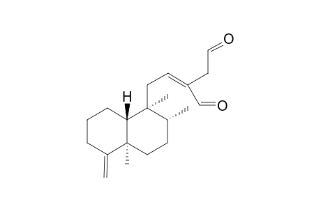 (2Z)-2-[2-[(1S,2R,4aR,8aR)-1,2,4a-trimethyl-5-methylene-3,4,6,7,8,8a-hexahydro-2H-naphthalen-1-yl]ethylidene]butanedial