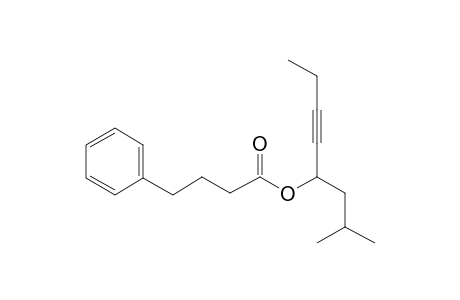 Butyric acid, 4-phenyl-, 2-methyloct-5-yn-4-yl ester