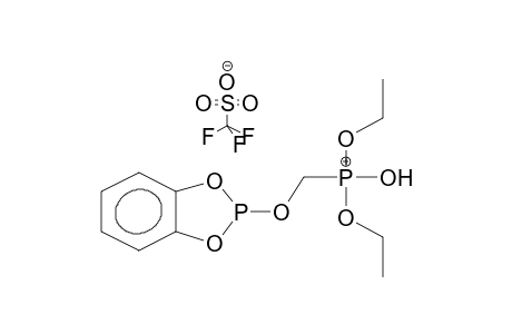 2-(ALPHA-DIETHOXYPHOSPHINOYLMETHOXY)-4,5-BENZO-1,3,2-DIOXAPHOSPHOLANETRIFLUOROMETHANSULPHATE