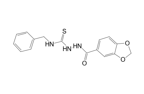 2-(1,3-benzodioxol-5-ylcarbonyl)-N-benzylhydrazinecarbothioamide