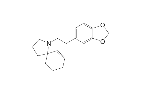 1-[(2'-Benzo[1,3]dioxol-5'-yl)ethyl]-1-azaspiro[4.5]dec-6-eneamino]propyl}cyclohex-2'-enyl acetate