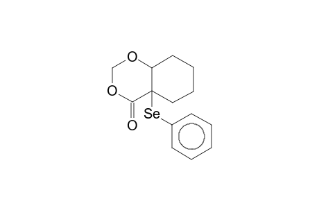 4a-(Phenylselanyl)hexahydro-4H-1,3-benzodioxin-4-one