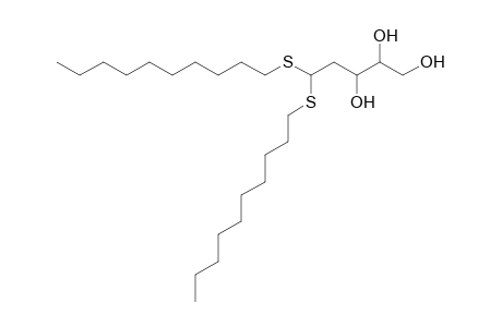 D-Ribose, 2-deoxy-bis(thiodecyl)-