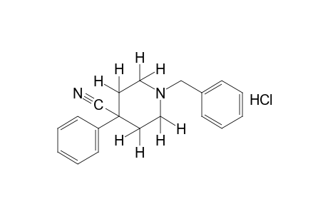 1-Benzyl-4-phenylisonipecotonitrile, hydrochloride