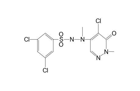 3,5-dichlorobenzenesulfonic acid, 2-(5-chloro-1,6-dihydro-1-methyl-6-oxo-4-pyridazinyl)-2-methylhydrazide