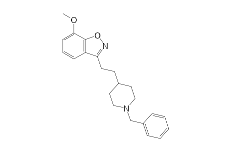 3-[2-(1-benzyl-4-piperidyl)ethyl]-7-methoxy-1,2-benzoxazole