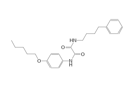 ethanediamide, N~1~-[4-(pentyloxy)phenyl]-N~2~-(4-phenylbutyl)-