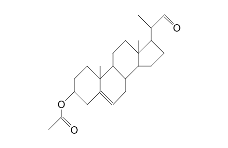 (20R)-22-Oxo-23,24-dinor-5-cholen-3b-yl acetate