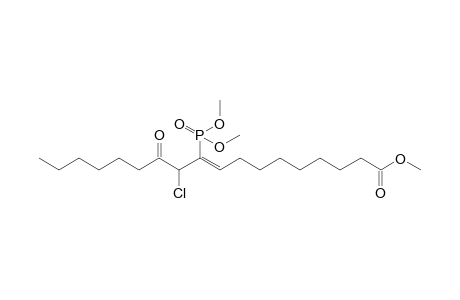 Methyl 11-chloro-10-(dimethoxyphosphoryl)-12-oxo-9-octadecenoate