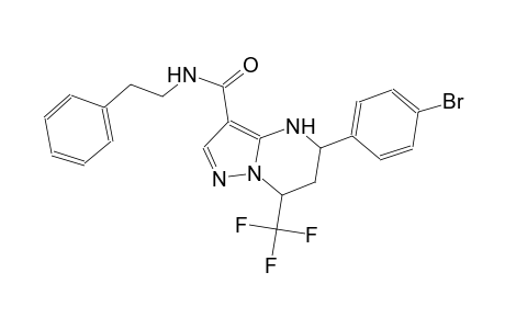 5-(4-bromophenyl)-N-(2-phenylethyl)-7-(trifluoromethyl)-4,5,6,7-tetrahydropyrazolo[1,5-a]pyrimidine-3-carboxamide