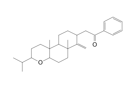 2-(3-Isopropyl-6a,10b-dimethyl-7-methylenedodecahydro-1H-benzo[f]chromen-8-yl)-1-phenylethanone