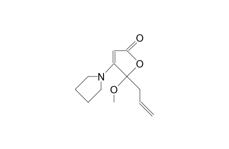 5-Allyl-5-methoxy-4-(pyrrolidin-1-yl)-furan-2(5H)-one