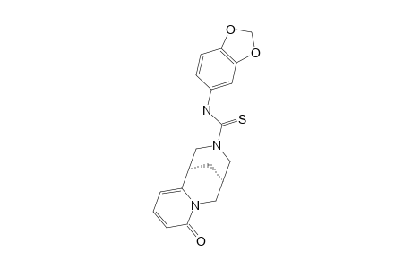 (1S,9S)-N-(2H-1,3-benzodioxol-5-yl)-6-oxo-7,11-diazatricyclo[7.3.1.0(2,7)]trideca-2,4-diene-11-carbothioamide