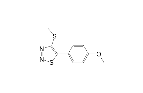 5-(4-Methoxyphenyl)-4-(methylthio)thiadiazole