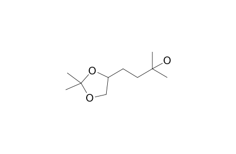 2,2-Dimethyl-4-(3-hydroxy-3-methylbutyl)-1,3-dioxolane