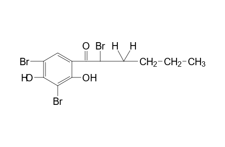 2',4'-dihydroxy-2,3',5'-tribromohexanophenone