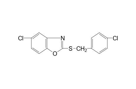 5-chloro-2-[(p-chlorobenzyl)thio]benzoxazole