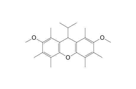 2,7-Dimethoxy-1,3,4,5,6,8-hexamethyl-9-isopropyl-9H-xanthene