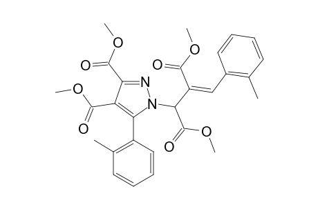 METHYL-2-[3',4'-DICARBOMETHOXY-5'-(2''-METHYLPHENYL)-1'-PYRAZOLYL]-3-CARBOMETHOXY-4-(2''-METHYLPHENYL)-BUT-3-ENOATE