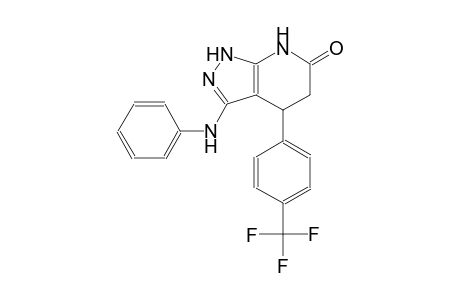 6H-pyrazolo[3,4-b]pyridin-6-one, 1,4,5,7-tetrahydro-3-(phenylamino)-4-[4-(trifluoromethyl)phenyl]-