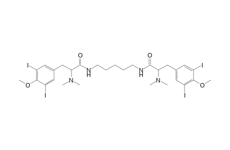 N,N'-(PENTANE-1,5-DIYL)-BIS-[3-(3,5-DIIODO-4-METHOXYPHENYL)-2-METHYLAMINO-PROPANAMIDE