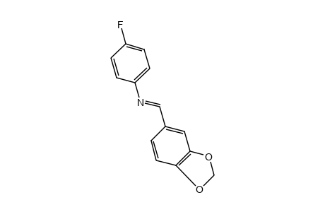 p-fluoro-N-piperonylideneaniline