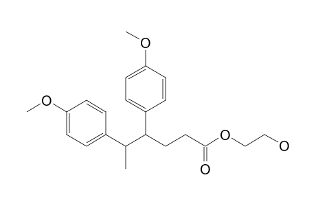 2-Hydroxyethyl 4,5-bis(4'-methoxyphenyl)hexanoate