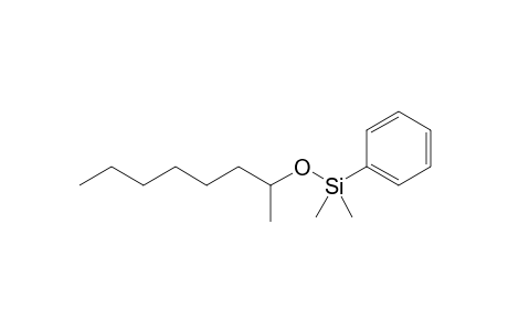 Dimethyl(2-octyloxy)phenylsilane