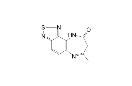 9H-1,2,5-Thiadiazolo[3,4-g]-1,5-benzodiazepin-9-one, 8,10-dihydro-7-methyl-