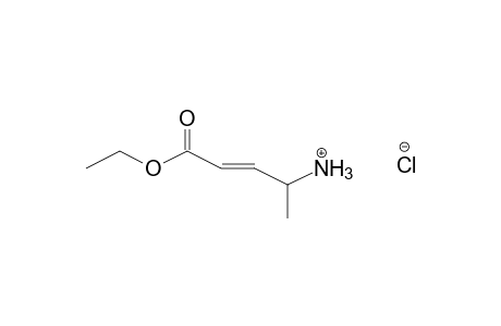 2-(E)-Pentensaeure, (4S)-amino-, ethylester, hydrochlorid