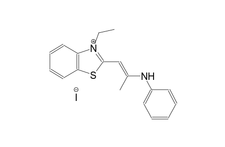 2-[(1E)-2-anilino-1-propenyl]-3-ethyl-1,3-benzothiazol-3-ium iodide