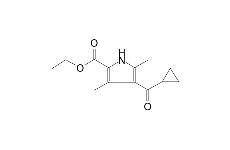 1H-pyrrole-2-carboxylic acid, 4-(cyclopropylcarbonyl)-3,5-dimethyl-, ethyl ester