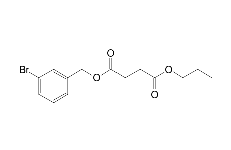 Succinic acid, 3-bromobenzyl propyl ester