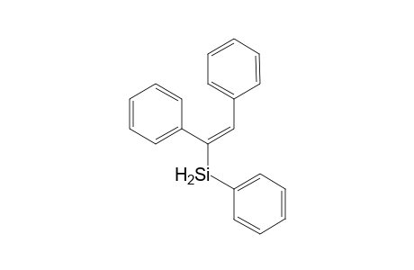 (E)-(1,2-Diphenylvinyl)(phenyl)silane