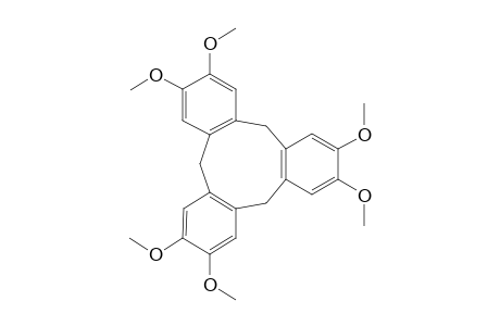 10,15-Dihydro-2,3,7,8,12,13-hexamethoxy-5H-tribenzo-[a,d,g]-cyclononene