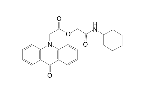 (9-Oxo-9H-acridin-10-yl)-acetic acid cyclohexylcarbamoylmethyl ester
