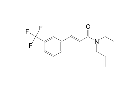 Trans-cinnamamide, 3-trifluoromethyl-N-allyl-N-ethyl-