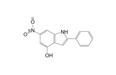 1H-indol-4-ol, 6-nitro-2-phenyl-