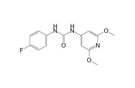 1-(2,6-dimethoxy-4-pyridyl)-3-(p-fluorophenyl)urea