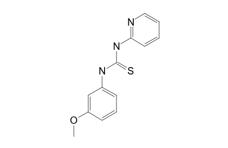 1-(m-methoxyphenyl)-3-(2-pyridyl)-2-thiourea