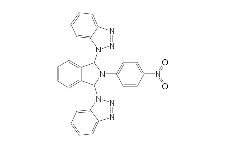 1,3-BIS-(1,2,3-1H-BENZOTRIAZOL-1-YL)-2-(PARA-NITROPHENYL)-ISOINDOLINE