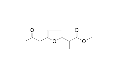 Methyl 2-[5-(2-oxopropyl)-2-furyl]propanoate