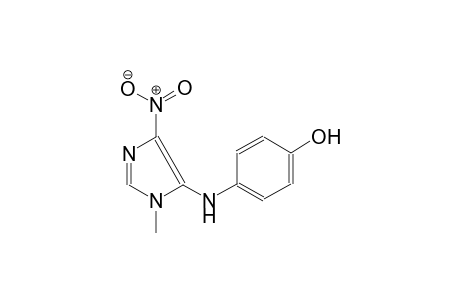 phenol, 4-[(1-methyl-4-nitro-1H-imidazol-5-yl)amino]-