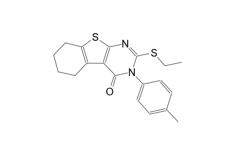 2-(ethylsulfanyl)-3-(4-methylphenyl)-5,6,7,8-tetrahydro[1]benzothieno[2,3-d]pyrimidin-4(3H)-one