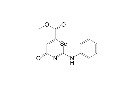 2-Anilino-4-keto-1,3-selenazine-6-carboxylic acid methyl ester