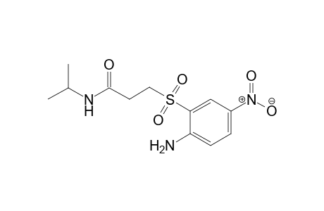 Propanamide, 3-[(2-amino-5-nitrophenyl)sulfonyl]-N-(1-methylethyl)-